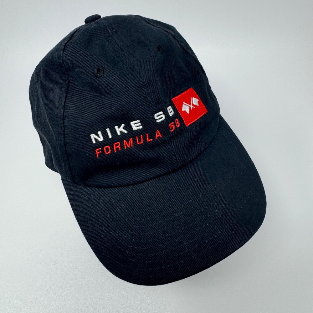 Nike SB Formula 58 Heritage 86 Adjustable Hat Black 840815-010 Mens OSFM